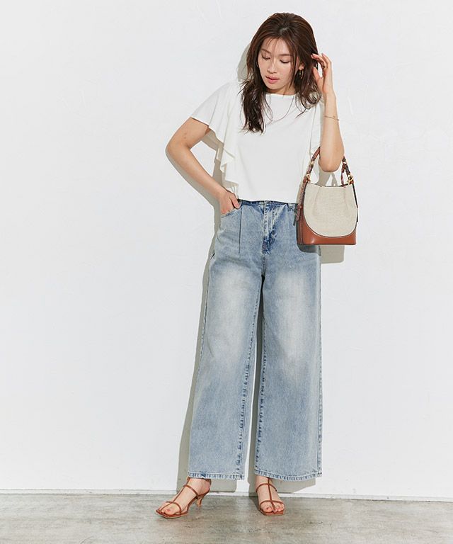 166cm / サックス / M