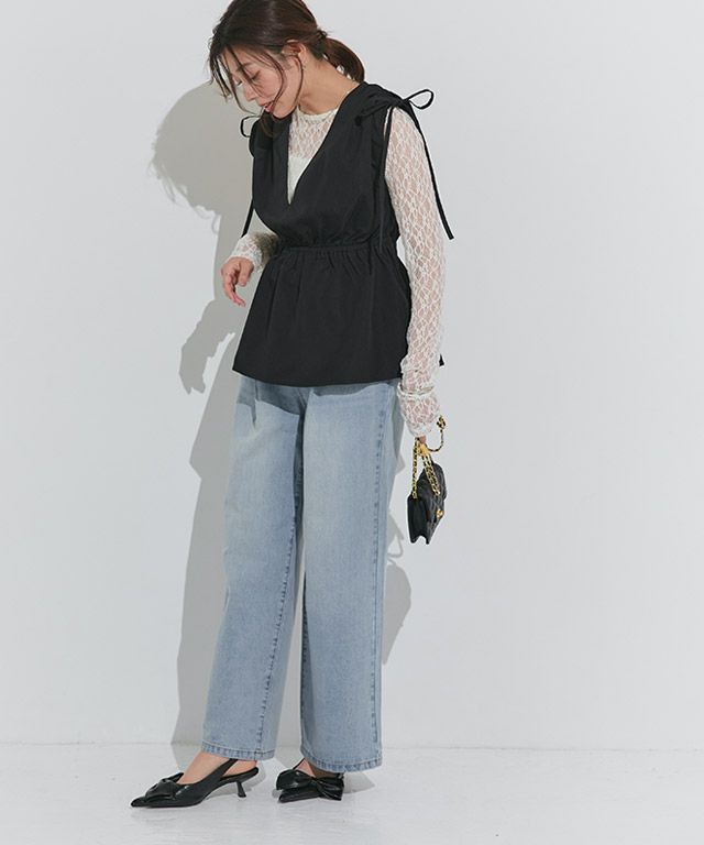 167cm / サックス / M