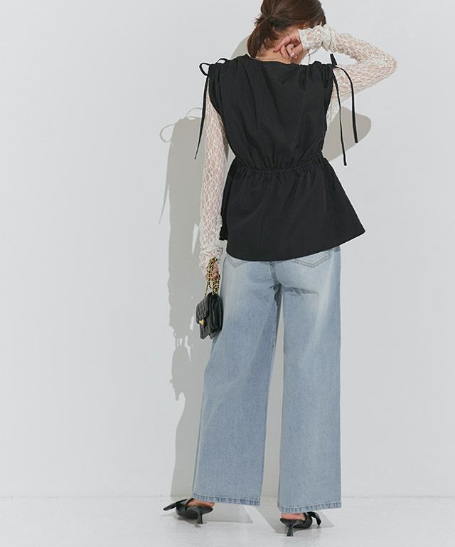 167cm / サックス / M