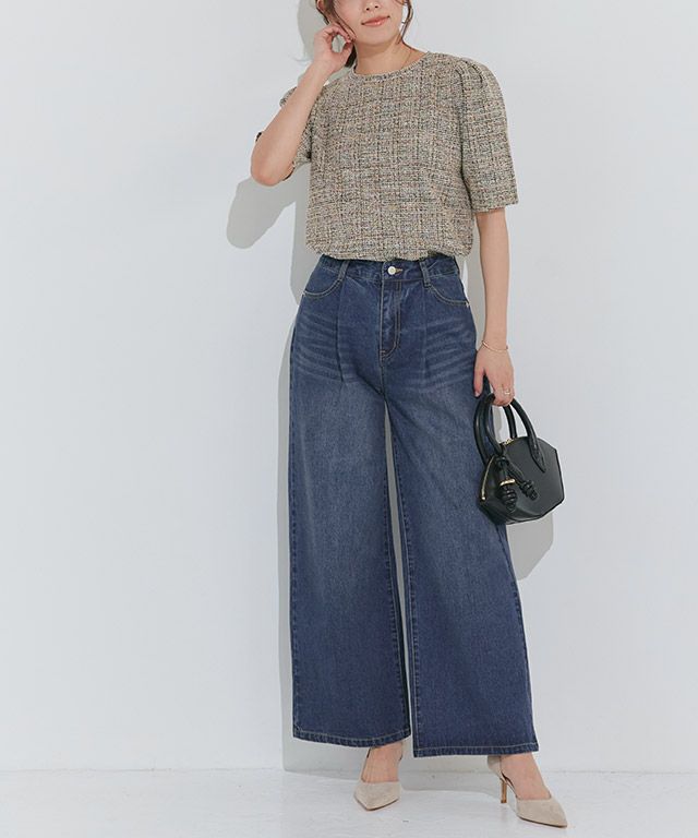 167cm / サックス / M