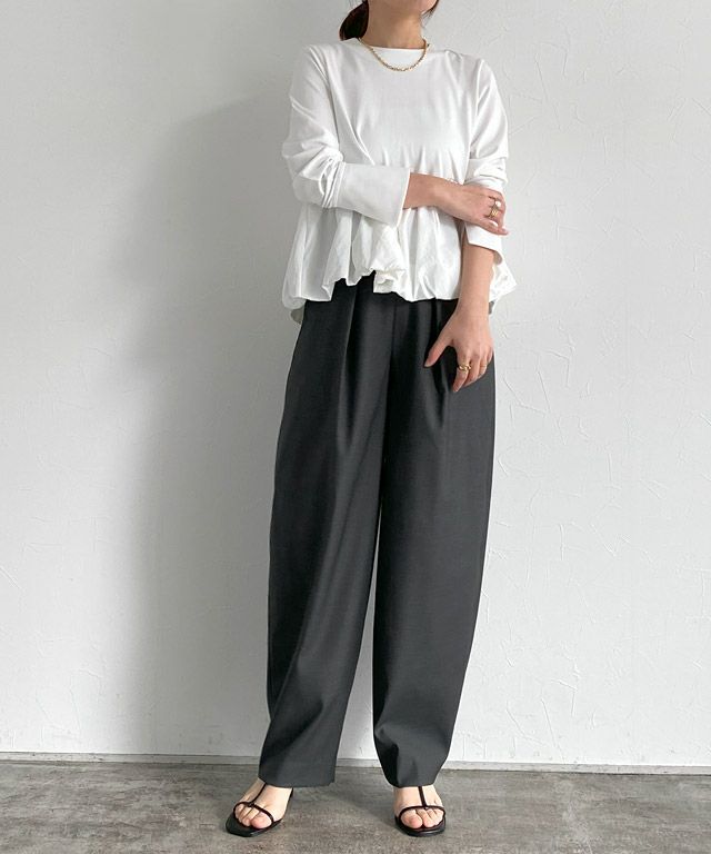 160cm / 杢チャコール / M