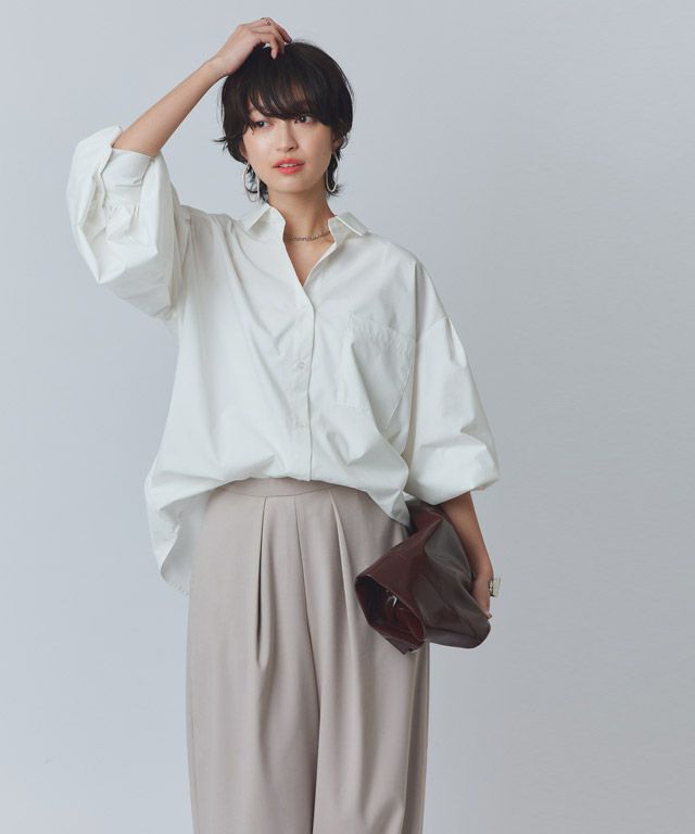 166cm / グレージュ / M