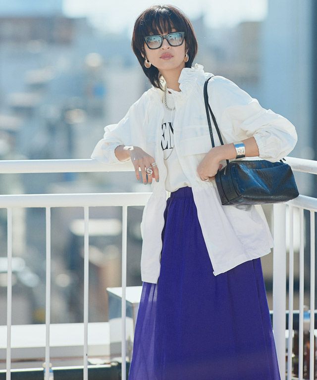 166cm / ブルー / M