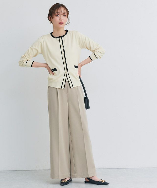 167cm / ベージュ×ブラック / M