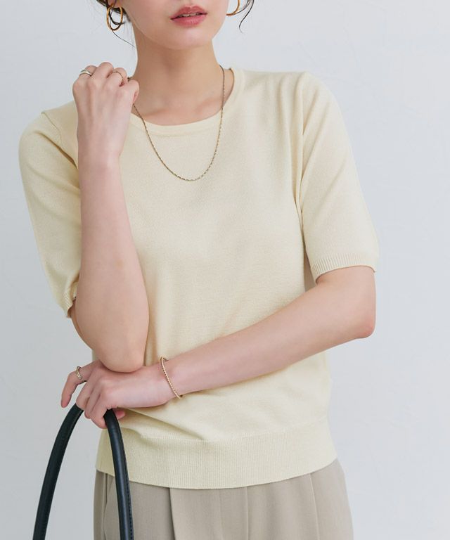 167cm / アイボリー×ブラック / M