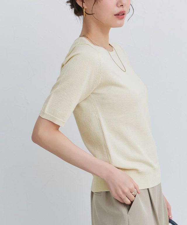 167cm / アイボリー×ブラック / M