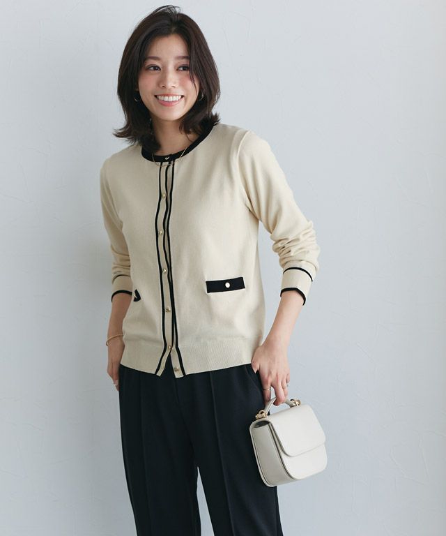 167cm / ベージュ×ブラック / M