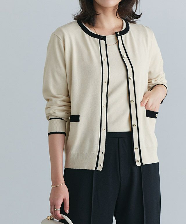 167cm / ベージュ×ブラック / M