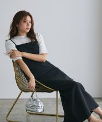 ボックスシルエットキャミワンピース