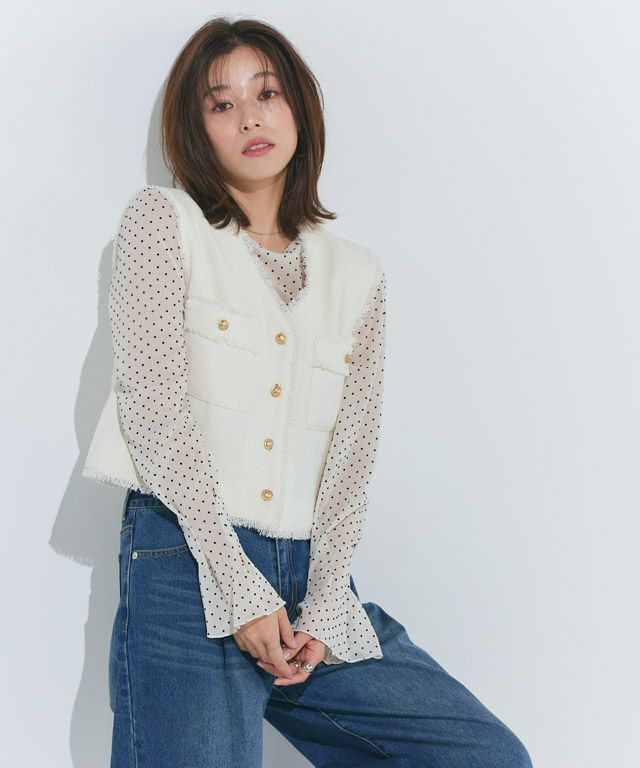 167cm / アイボリー / M