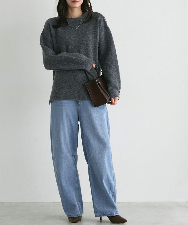 167cm / サックス / M