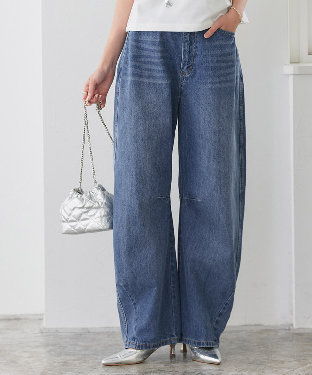 166cm / サックス / M