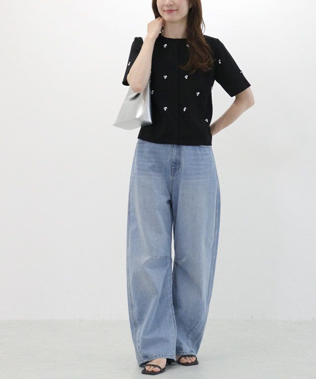 163cm / サックス / M
