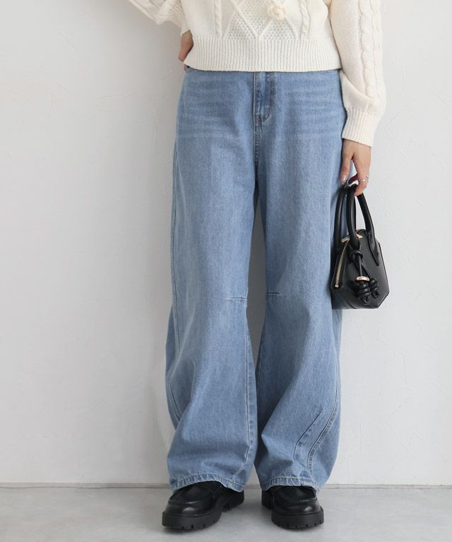 163cm / サックス / M