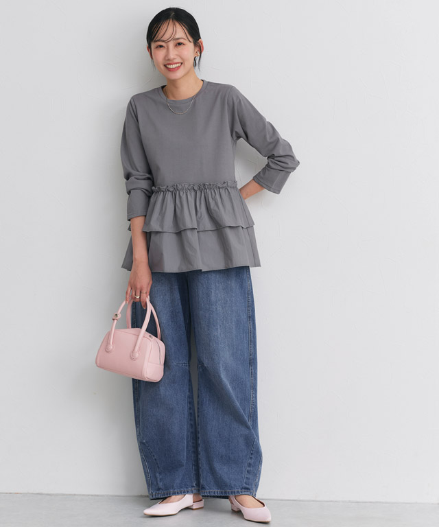 163cm / サックス / M