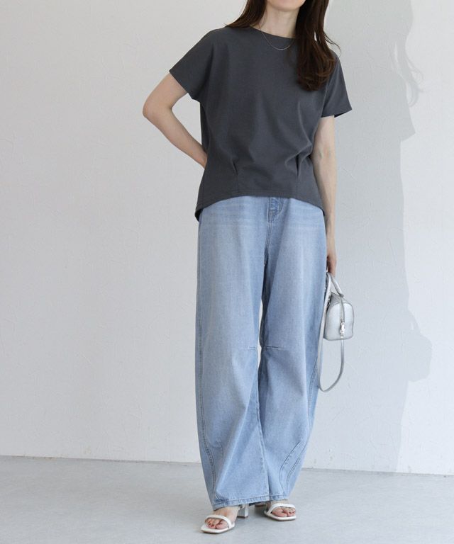 163cm / サックス / M