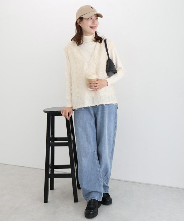 163cm / サックス / M