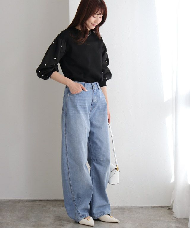 163cm / サックス / M
