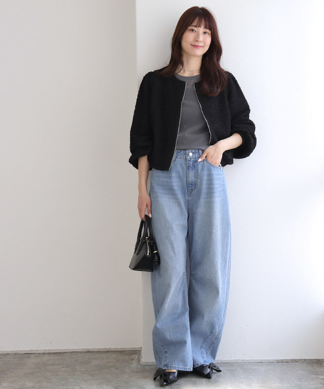 160cm / サックス / M