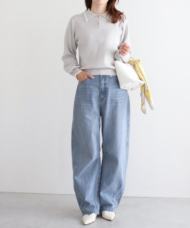 167cm / サックス / M