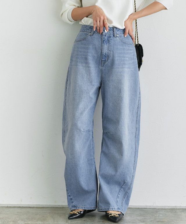 167cm / サックス / M