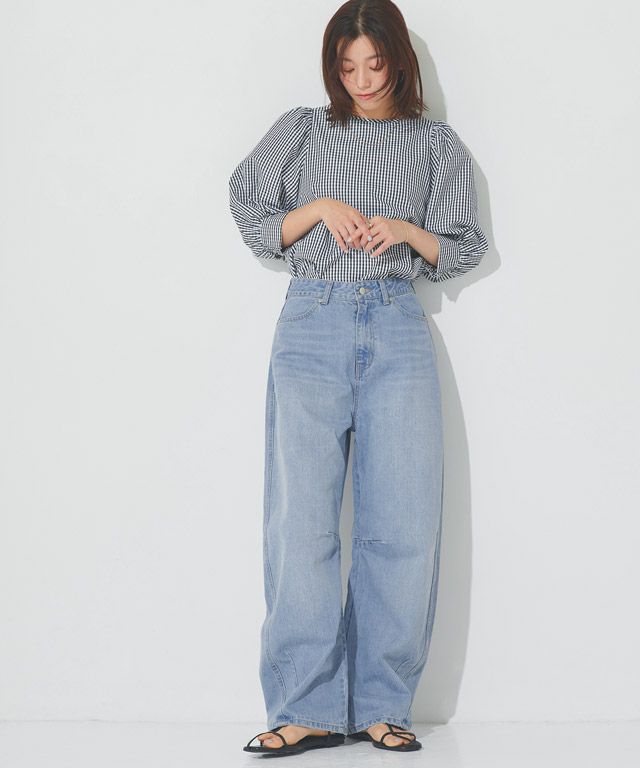 167cm / サックス / M