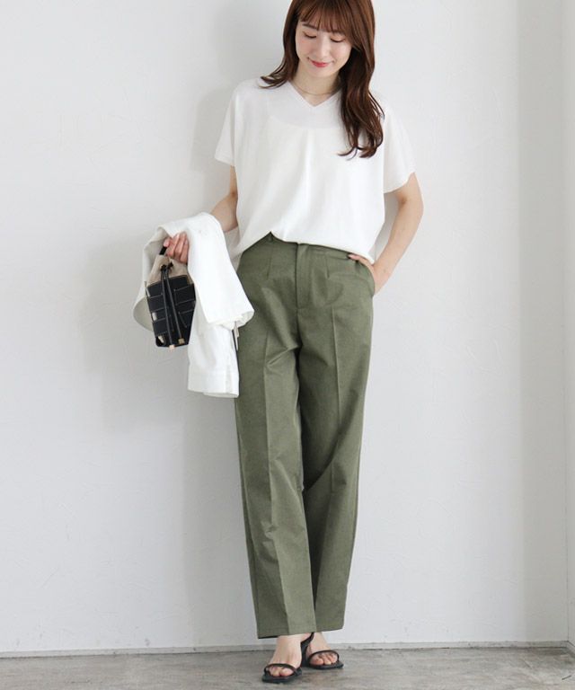 163cm / ライトカーキ / M