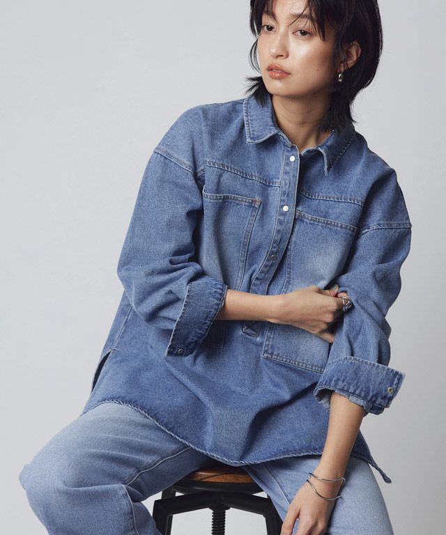 166cm / ブルー / M