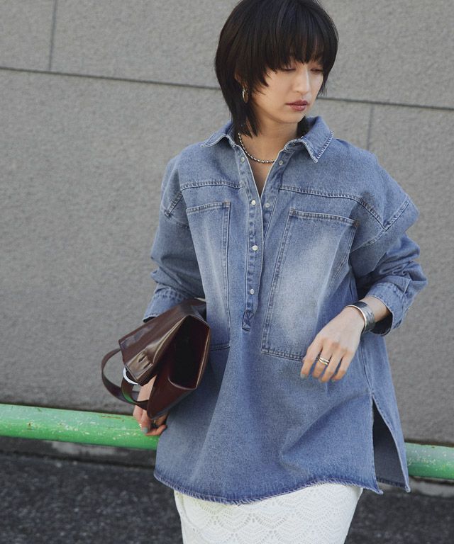 166cm / ブルー / M