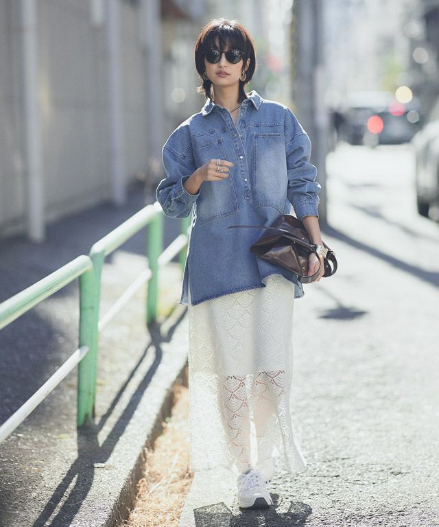 166cm / ブルー / M