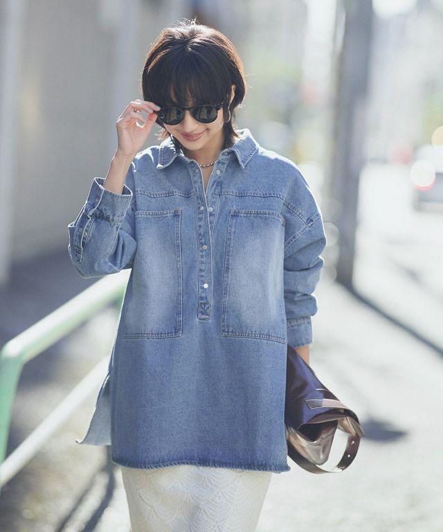 166cm / ブルー / M