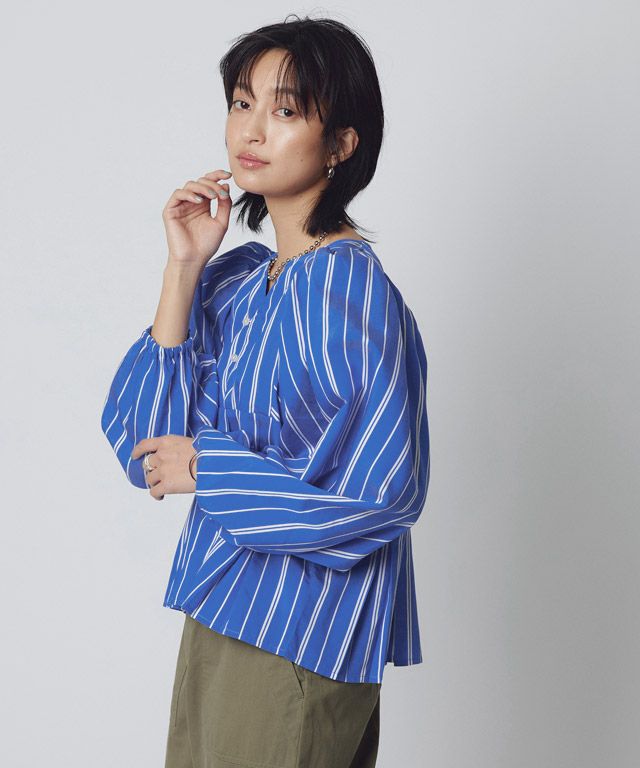 166cm / ストライプ / M