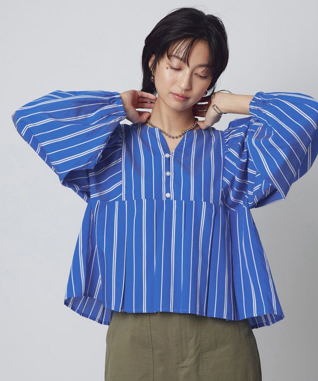 166cm / ストライプ / M