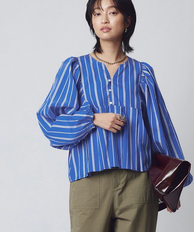 166cm / ストライプ / M