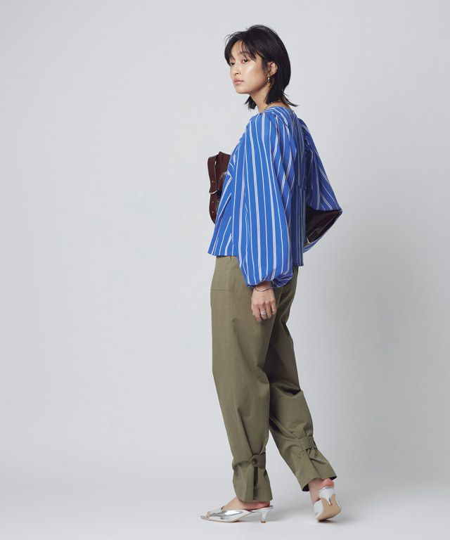 166cm / ストライプ / M