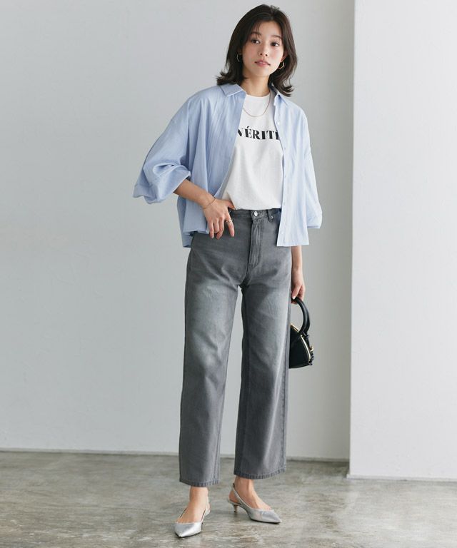 167cm / ライトブルー / M