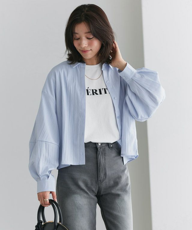 167cm / ライトブルー / M