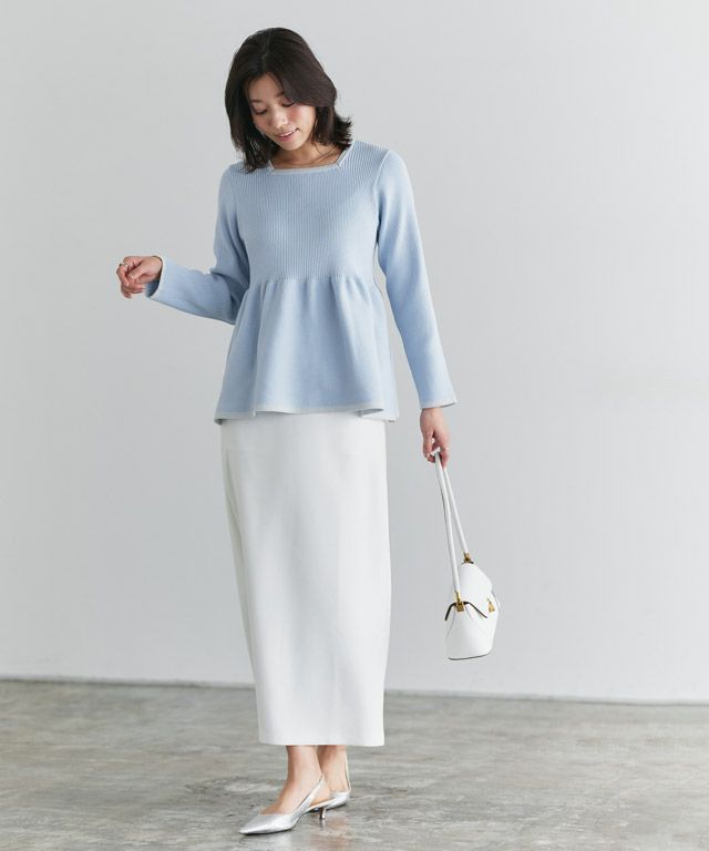 167cm / ライトブルー×シルバーラメ / M