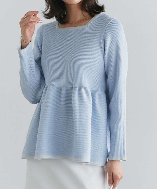 167cm / ライトブルー×シルバーラメ / M