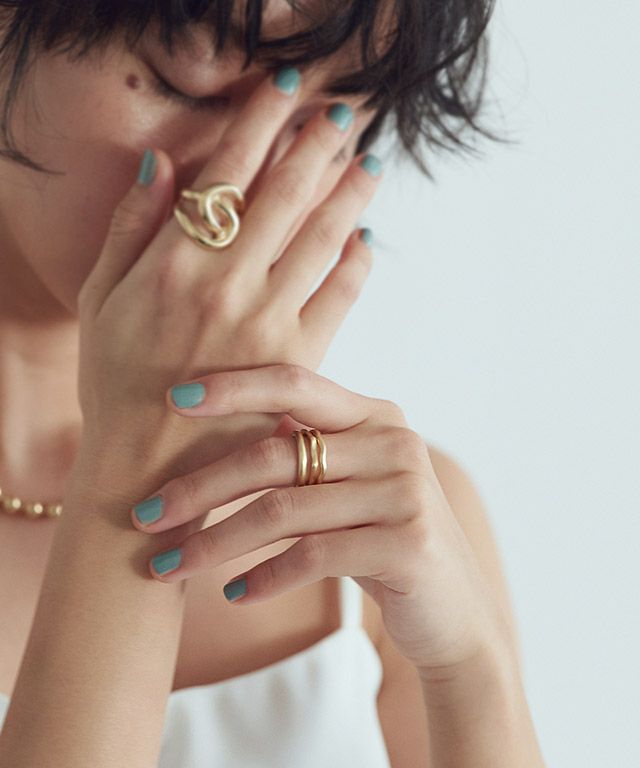 [RASW]アブストラクトデザインリング