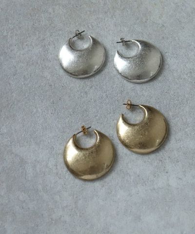 [RASW]クレセントプレートピアス［Pierrot］【返品・交換不可】