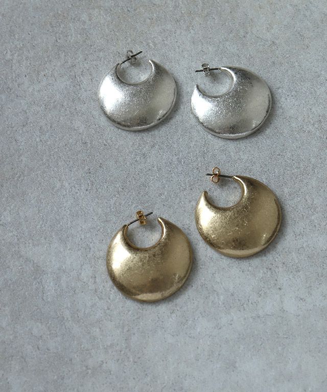 [RASW]クレセントプレートピアス