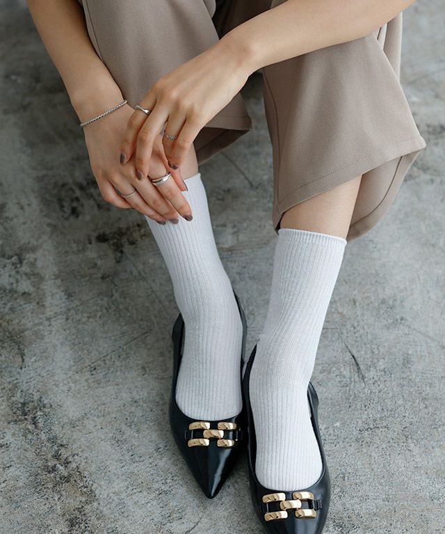 ホワイト / 23～25cm