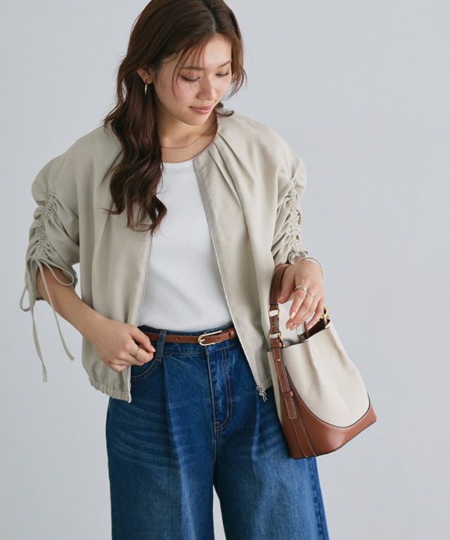 166cm / グレージュ / M