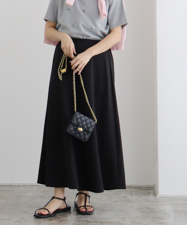 166cm / ライトグレー / ミドル丈 / M