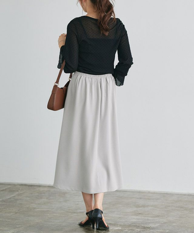 166cm / ネイビー / ロング丈 / M