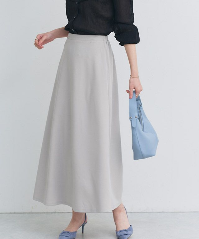 157cm / ライトグレー / ロング丈 / M