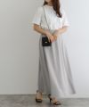 157cm / ライトグレー / ロング丈 / M