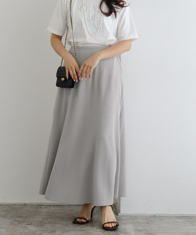 157cm / ライトグレー / ロング丈 / M