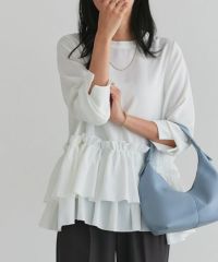 ヘムフリルアシメブラウス